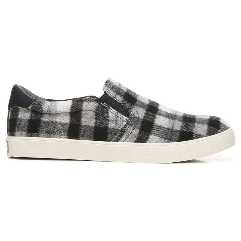 Tenis Dr Scholls Madison Slip On Mujer Negros Blancos | MX2867EXC