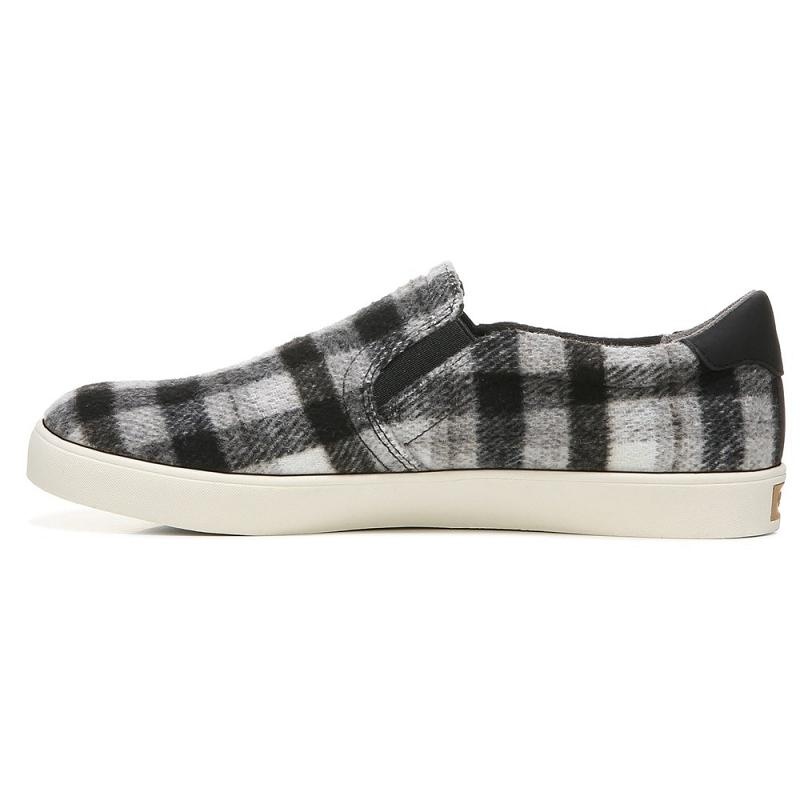 Tenis Dr Scholls Madison Slip On Mujer Negros Blancos | MX2867EXC