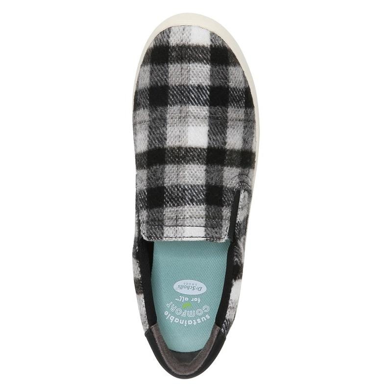 Tenis Dr Scholls Madison Slip On Mujer Negros Blancos | MX2867EXC