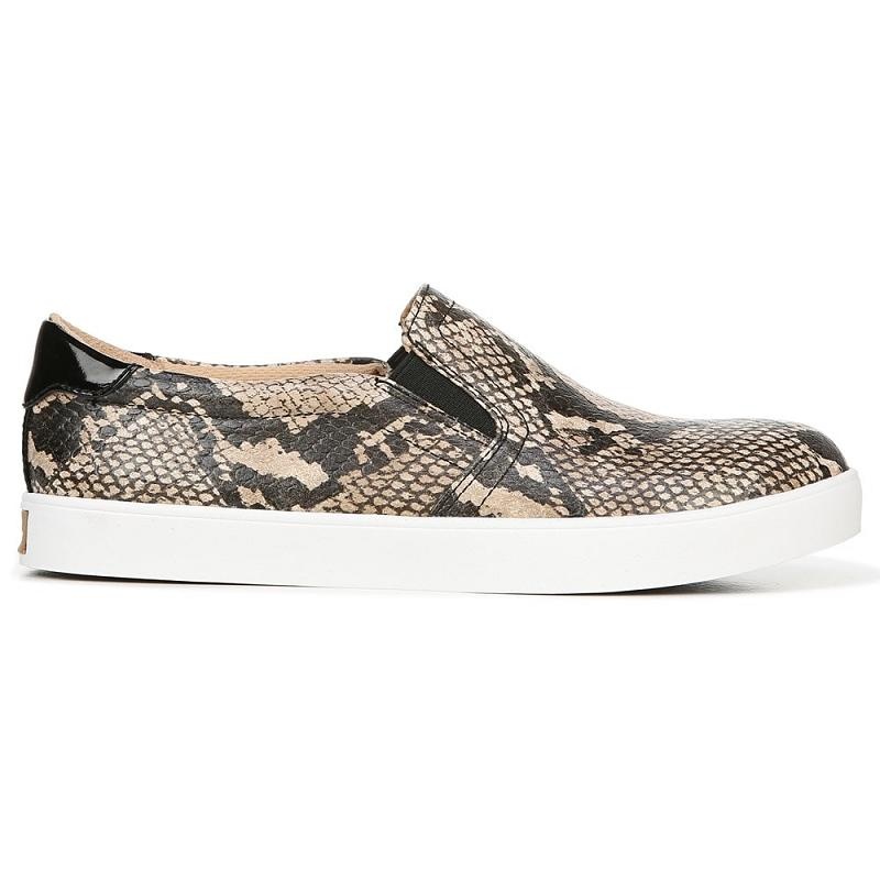 Tenis Dr Scholls Madison Slip On Mujer Negros Marrom Serpent | MX2868WYV