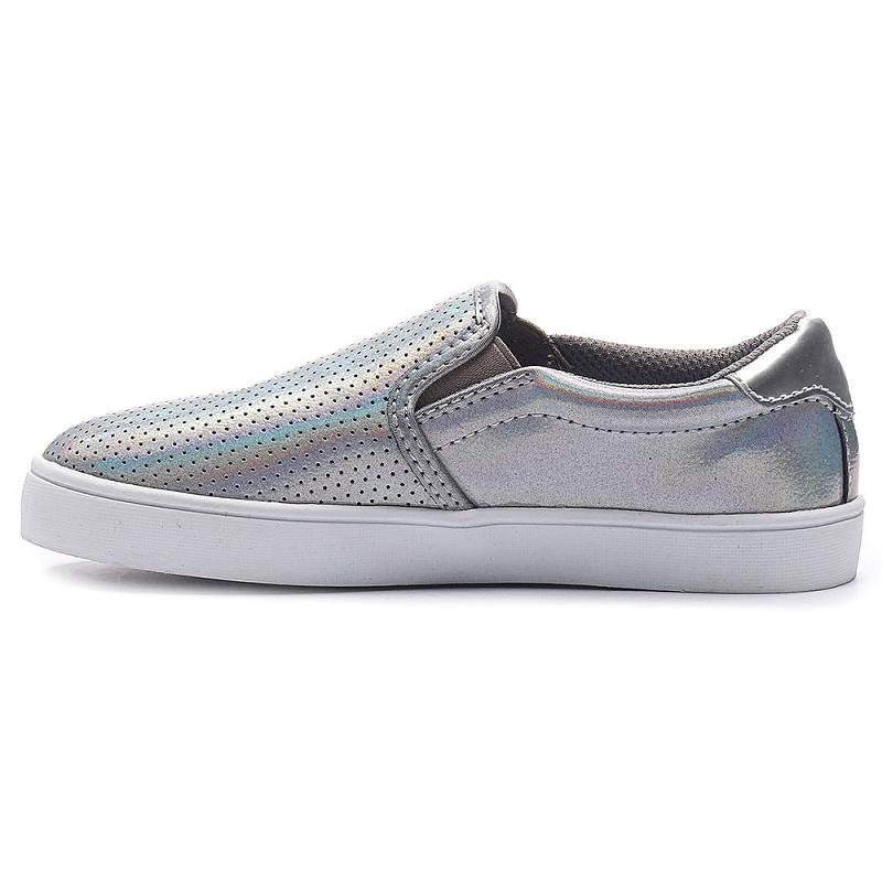 Tenis Dr Scholls Madison Slip On Niños Plateados | MX3206QZV