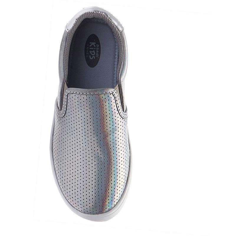 Tenis Dr Scholls Madison Slip On Niños Plateados | MX3206QZV