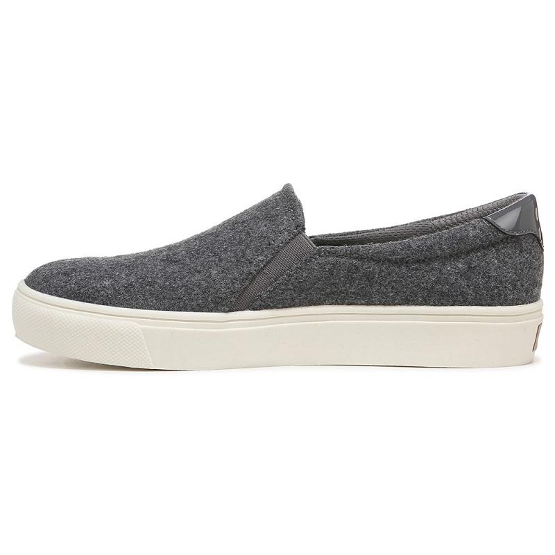 Tenis Dr Scholls Nova Slip On Fabric Mujer Grises Oscuro | MX2915ISK