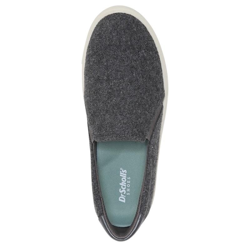 Tenis Dr Scholls Nova Slip On Fabric Mujer Grises Oscuro | MX2915ISK