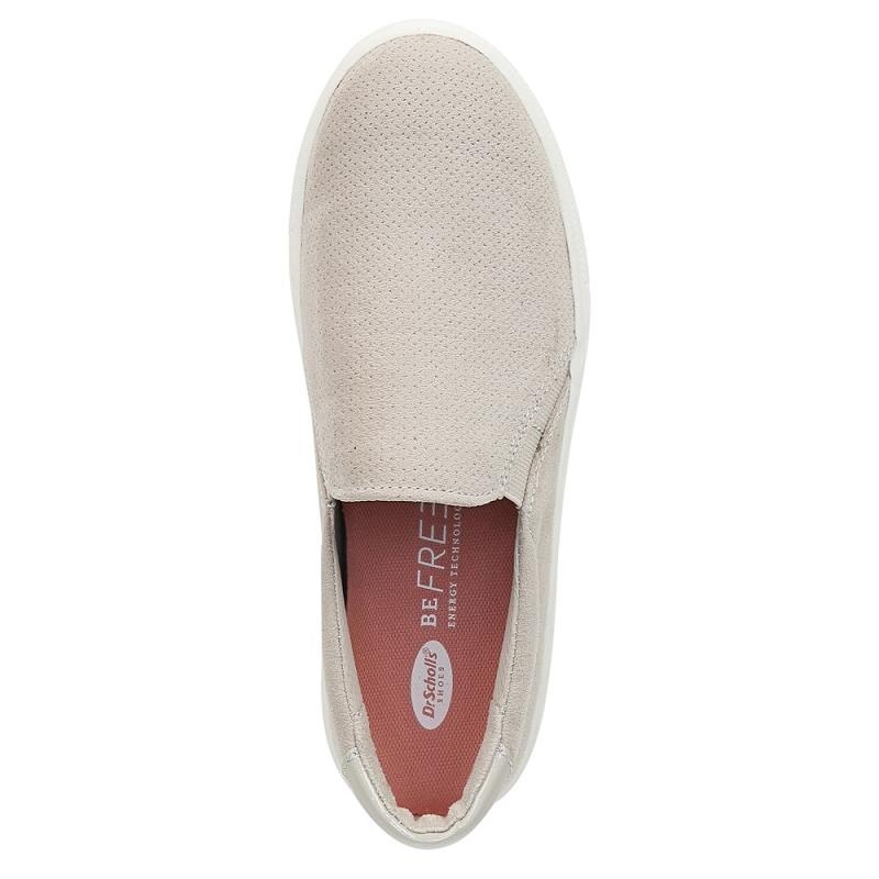 Tenis Dr Scholls Nova Slip On Microfiber Perf Mujer Grises | MX2910DND