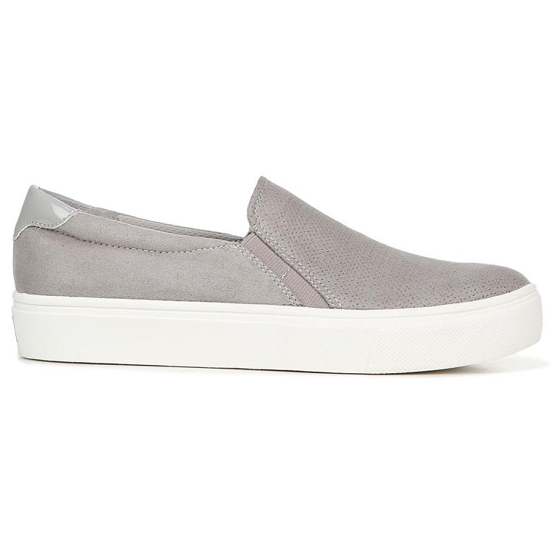 Tenis Dr Scholls Nova Slip On Microfiber Perf Mujer Grises | MX2912APG