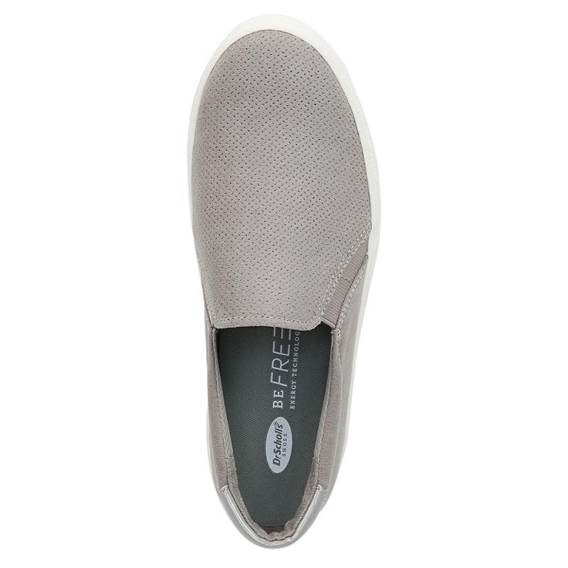 Tenis Dr Scholls Nova Slip On Microfiber Perf Mujer Grises | MX2912APG