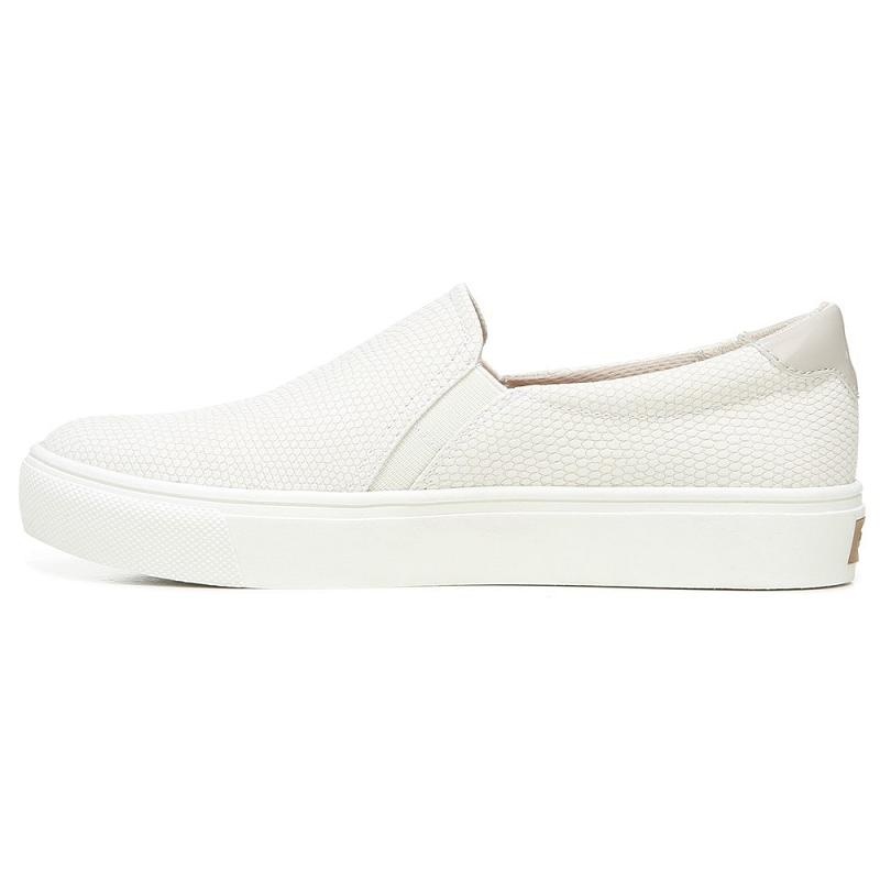 Tenis Dr Scholls Nova Slip On Mujer Blancos Serpent | MX2909FMS