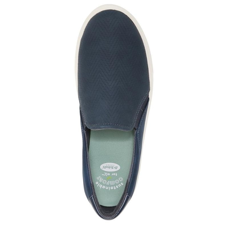 Tenis Dr Scholls Nova Slip On Sintetico Mujer Azul Marino Azules | MX2913PQH