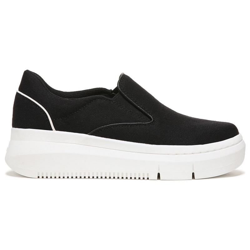 Tenis Dr Scholls Savoy Plataforma Slip On Mujer Negros | MX2854HKO