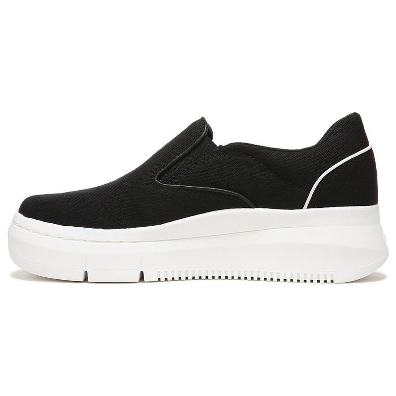 Tenis Dr Scholls Savoy Plataforma Slip On Mujer Negros | MX2854HKO