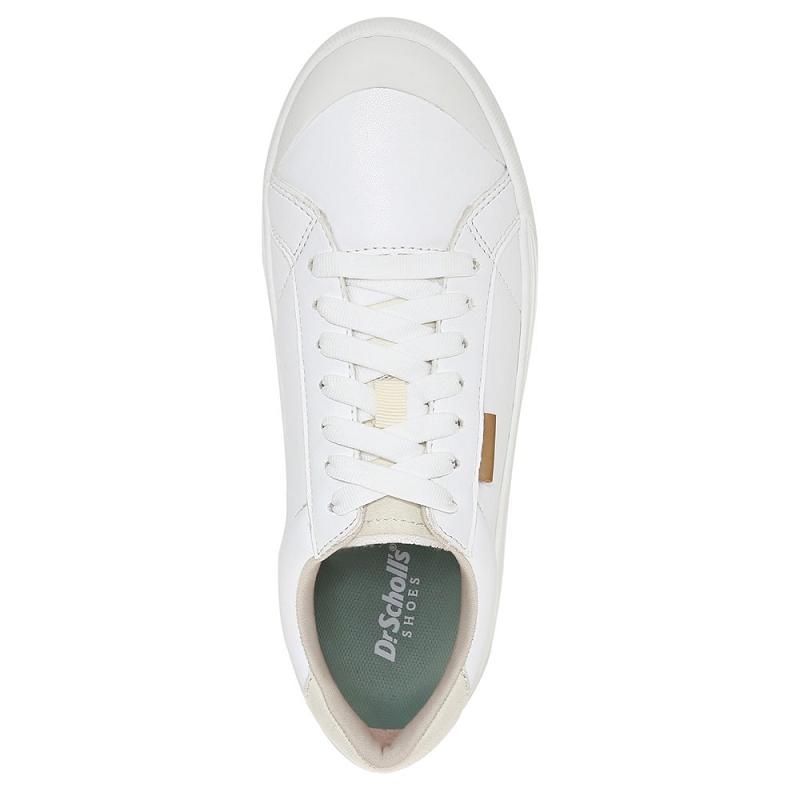 Tenis Dr Scholls Time Off Encaje Up Mujer Blancos | MX2924NBQ