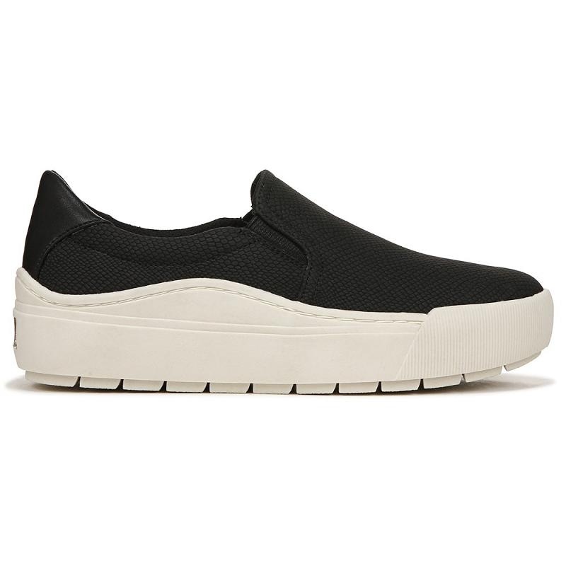 Tenis Dr Scholls Time Off Slip On Mujer Negros | MX2895QZB