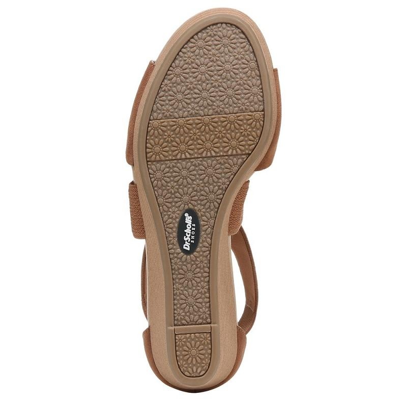 Zapatos Cuña Dr Scholls Barton Band Sandal Mujer Marrom | MX2815PQC