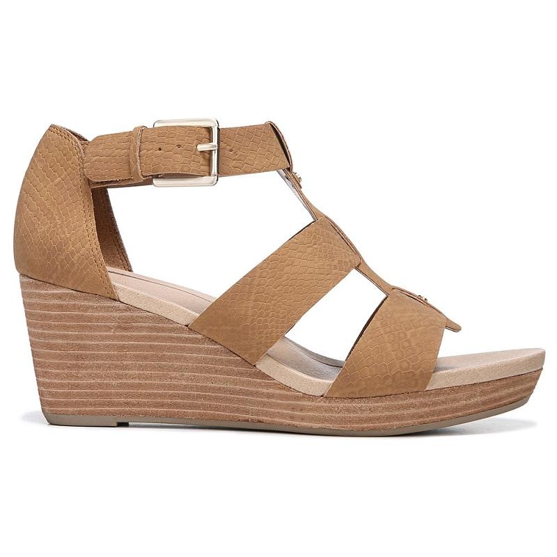 Zapatos Cuña Dr Scholls Barton Sandal Mujer Serpent | MX2804XFA