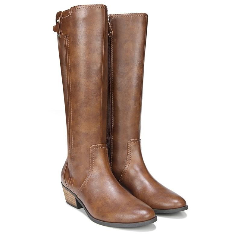 Zapatos Cuña Dr Scholls Brilliance Anchos Calf Boot Mujer Marrom | MX2834JJG