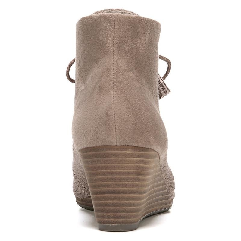 Zapatos Cuña Dr Scholls Dakota Bootie Mujer Grises | MX2818UTN