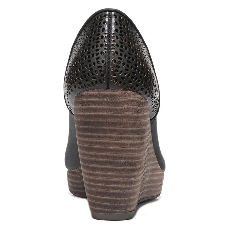 Zapatos Cuña Dr Scholls Harlow Bootie Mujer Negros | MX2821RWW