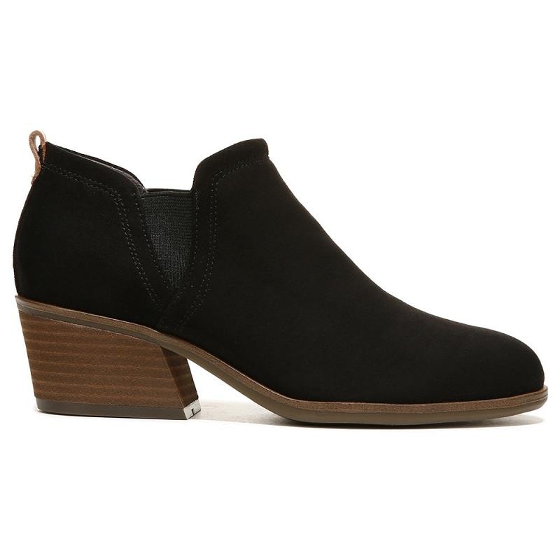 Zapatos Cuña Dr Scholls Laurel Ankle Bootie Mujer Negros | MX2837GLK