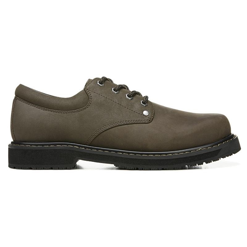 Zapatos Oxford Dr Scholls Harrington II Slip Resistant Trabajo Hombre Marrom | MX3171ORF