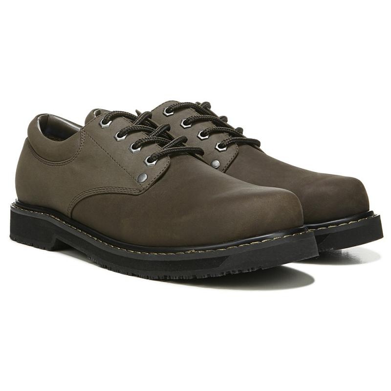 Zapatos Oxford Dr Scholls Harrington II Slip Resistant Trabajo Hombre Marrom | MX3171ORF