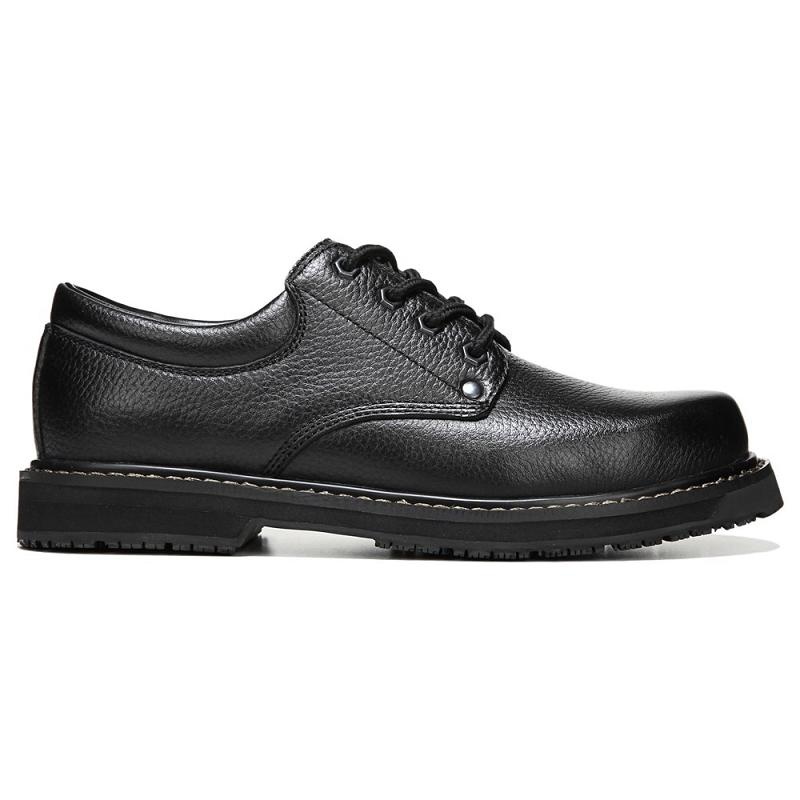 Zapatos Oxford Dr Scholls Harrington II Slip Resistant Trabajo Hombre Negros | MX3181NBB