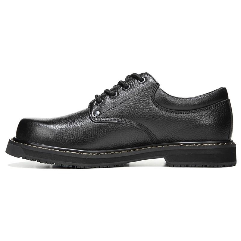 Zapatos Oxford Dr Scholls Harrington II Slip Resistant Trabajo Hombre Negros | MX3181NBB