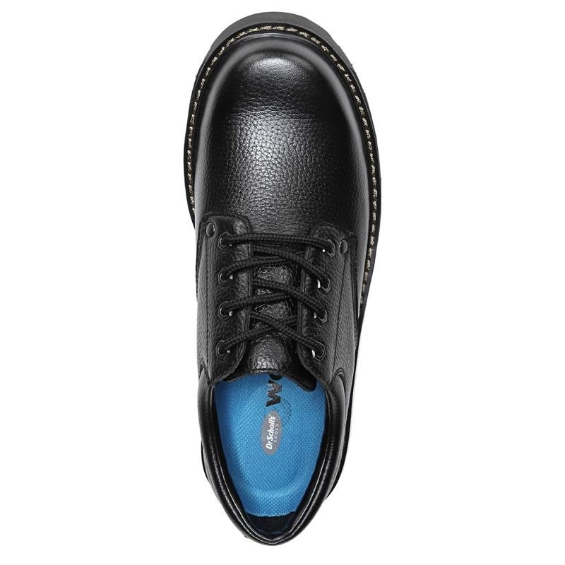 Zapatos Oxford Dr Scholls Harrington II Slip Resistant Trabajo Hombre Negros | MX3181NBB