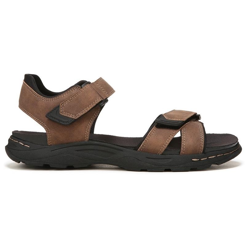 Zapatos Oxford Dr Scholls Henley Sandal Hombre Marrom | MX3170PQD