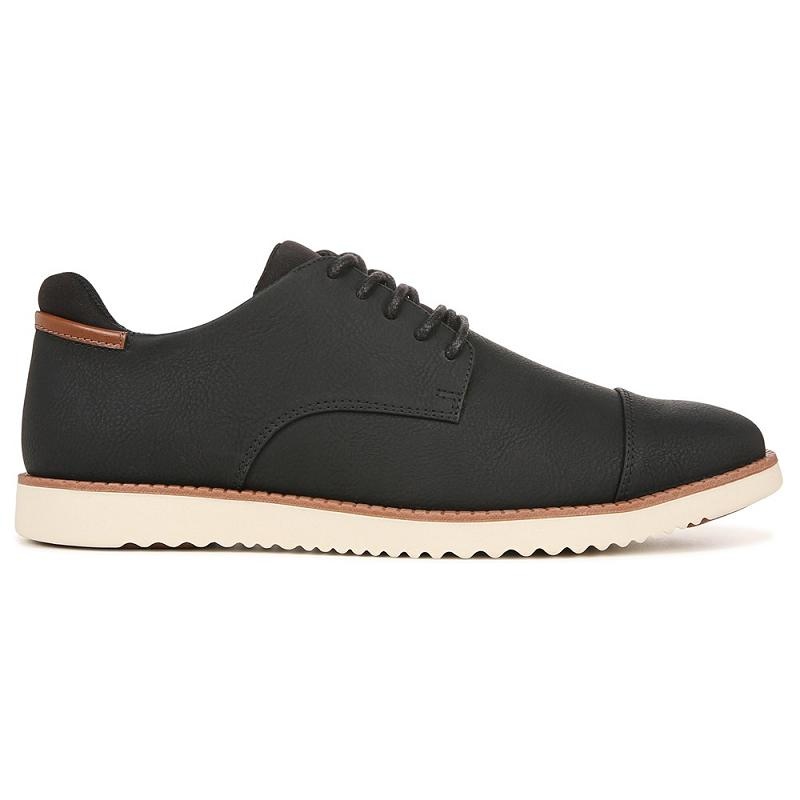 Zapatos Oxford Dr Scholls Sync Cap Encaje Up Hombre Negros | MX3182BCN