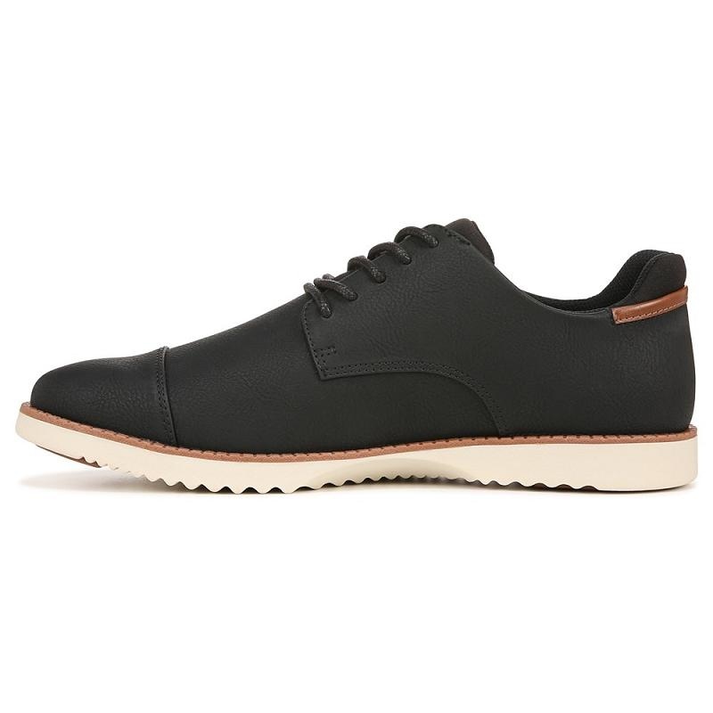 Zapatos Oxford Dr Scholls Sync Cap Encaje Up Hombre Negros | MX3182BCN